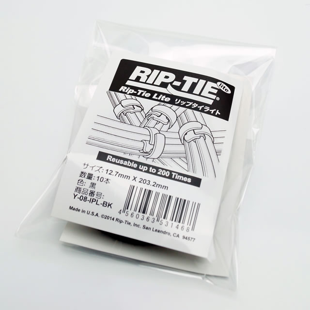 RIP-TIE (リップタイ) Y-08 リップタイライト ケーブルバンド 12.7mm×203.2mm 激安価格販売：アカリセンター