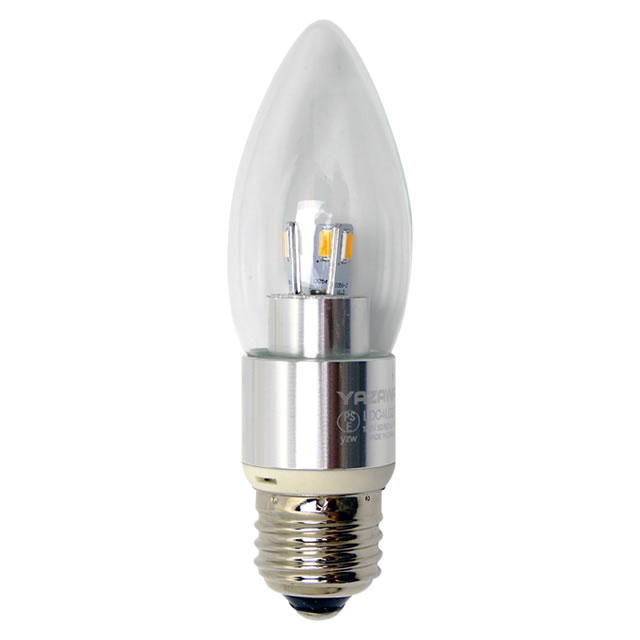 ヤザワ(YAZAWA) LDC4L-G37 LED電球 シャンデリア形 E26口金 電球色 激安価格販売：アカリセンター