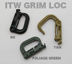 ITW GRIMLOC (グリムロック) D-RING 汎用樹脂製カラビナリング