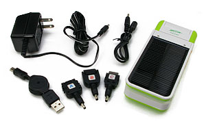 付属の携帯電話接続コネクタ、接続ケーブル、ミニUSBケーブル、ACアダプター