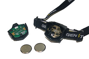 CR2032リチウムボタン電池2個使用