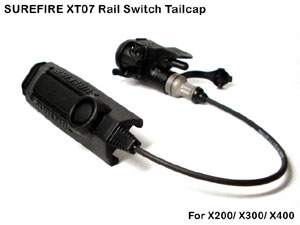 SUREFIRE XT07 Rail Switch Tailcap For X200/ X300/ X400