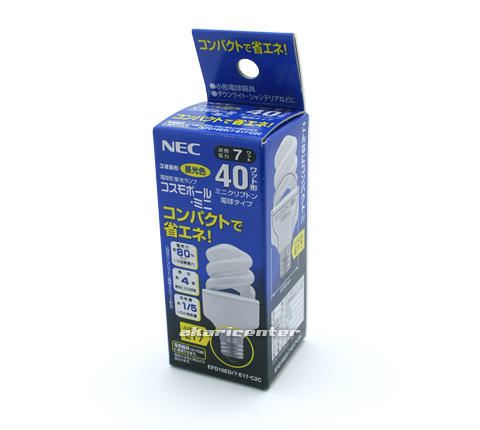 NEC EFD10ED/7-E17-C2C コスモボール ミニクリプトン電球 激安特価販売