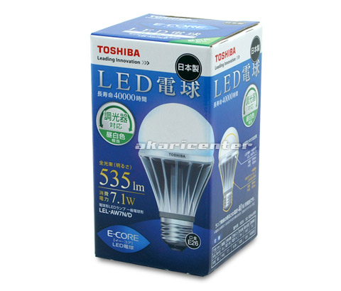 お得！LDA7N/WD LED電球 東芝 E-CORE 10個セット