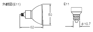 ウシオ(USHIO) JDR110V30WLM/KUV-H ダイクロハロゲン ADVANCE 旧50W形