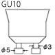 GU10 口金 図面