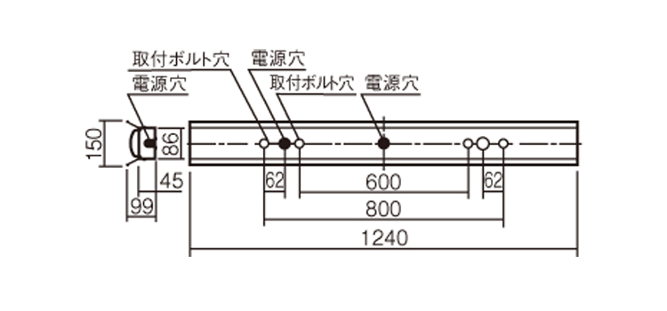 最安値挑戦】 Panasonic パナソニック NNW4605GNLE9 40形 ライトバー 非常用 防湿型 防雨型 Hf蛍光灯32形高出力型2灯器具相当  Hf32形高出力型 6900 lm