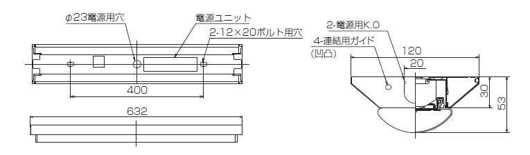 東芝 LEKT212324-LS9 LEDベースライト TENQOO 逆富士型 FL20相当 LED