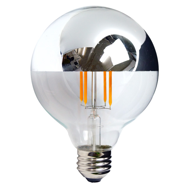 日本エアロテック LEDシルバーボールランプ G95 Tミラー E26口金 電球 