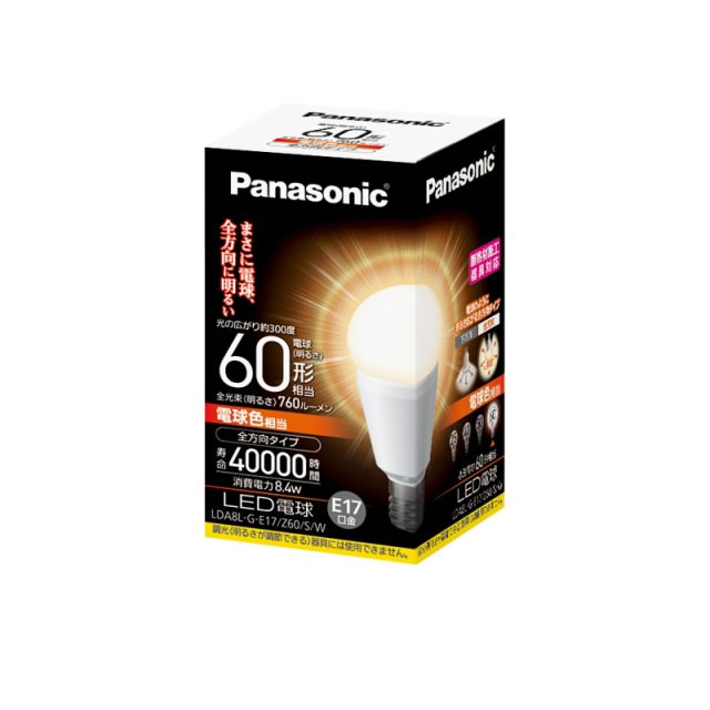 しいため パナソニック Panasonic LED電球（電球色） 60形相当 10個セット LDA7LGSK6 ：ワットマン店 のうえ -  shineray.com.br