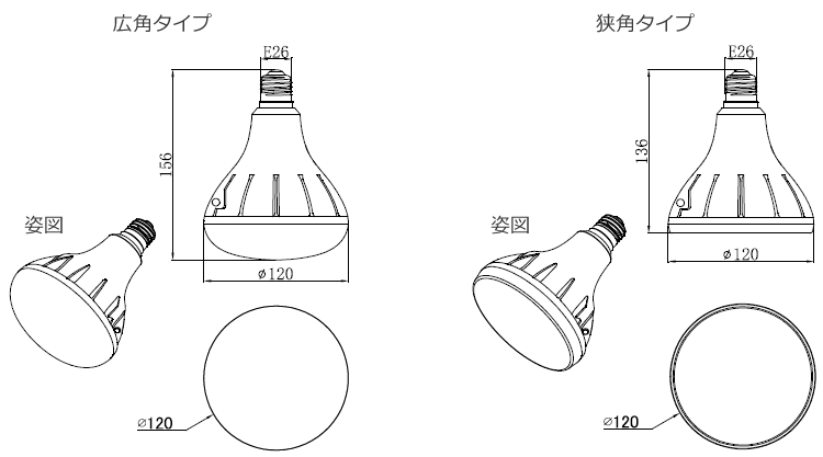 ニッケンハードウエア バラストレス水銀灯LED 13W ビューランプ E26