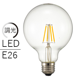 オーム電機 3W LEDクリアボールランプ G95