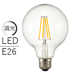 オーム電機 5W LEDクリアボールランプ G95