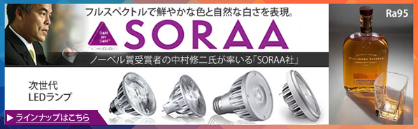 SORAA 次世代LEDランプ