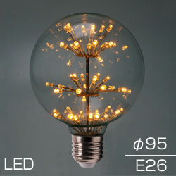 Sunyow 1.8W LEDスパークリングバルブ G95