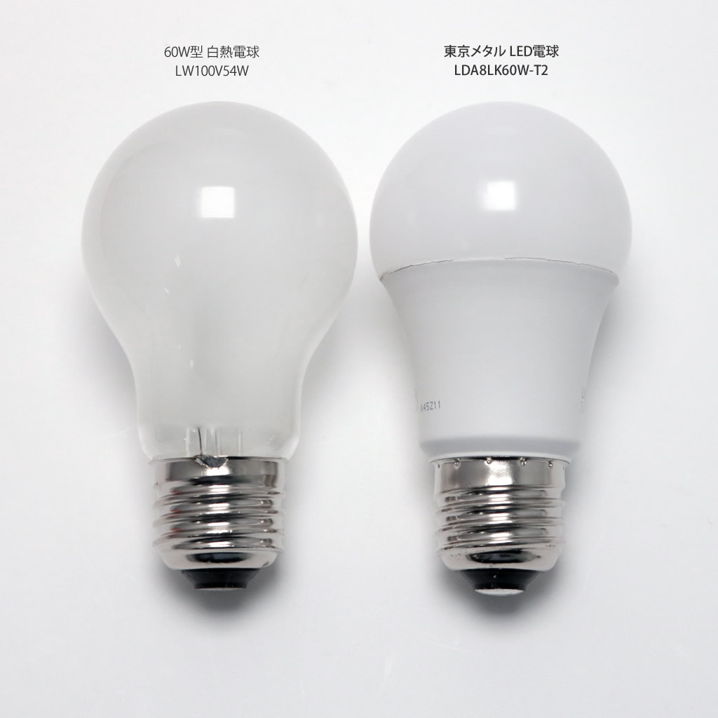 東京メタル LED電球 LDA8LK60W-T2 LDA8NK60W-T2 A60 一般形 7.9W 60W形相当 E26口金 激安価格販売