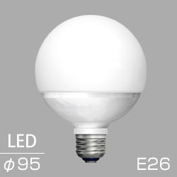 東芝 E-CORE G95 11W LED電球 E26