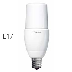 東芝 LDT6L(N)-G-E17/S/60W2 E-CORE LED電球 T形 E17口金 断熱材施工 