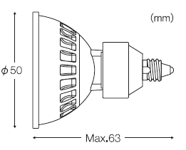 ウシオ(USHIO) Superline LED inside ハロゲン形ランプ φ50 12V 調光対応 EZ10口金 アカリセンターの公式