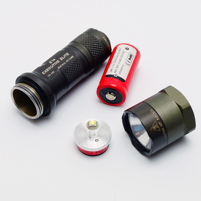 H2T 雷光小塔高出力 3-4.2V MN01互換 ドロップインLEDモジュール