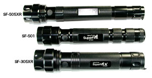 上からSF-505XR , SF-501 , SF-305XR
