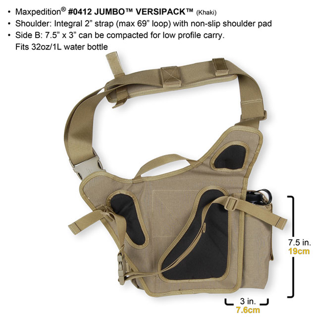 Maxpedition (マックスペディション) JUMBO VERSIPACK (ジャンボ Maxpedition (マックスペディション) JUMBO VERSIPACK (ジャンボ