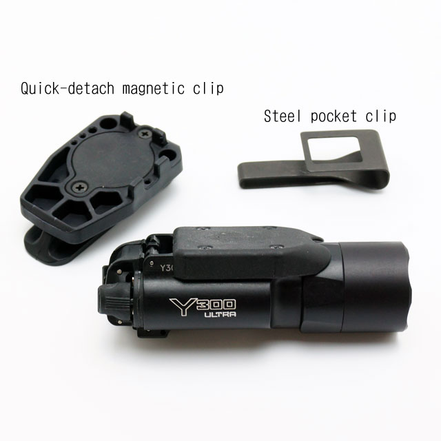 SUREFIRE (シュアファイア) Y300 ULTRA マグネットクリップ付き