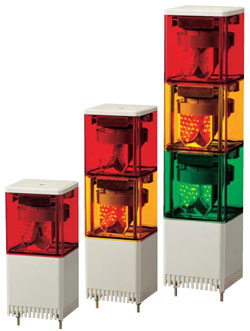 パトライト LED小型積層回転灯 82角 KES型 激安価格販売:アカリセンター