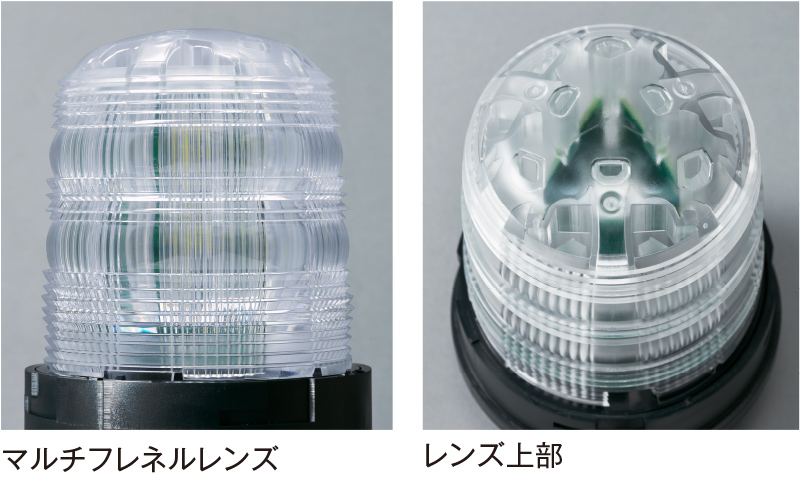 パトライト PATLITE 表示灯 SL10-M1JN-Y Φ100 DC12?24V 発光パターン（3種） 黄色 キャブタイヤコード・3点 - 3