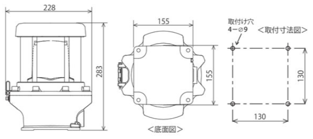 小物などお買い得な福袋 パトライト LEDフラッシュ表示灯 AC100 200 230V ファイ 162 赤 XPE-M2-R 