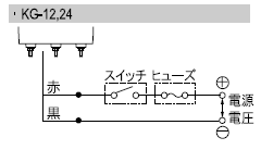 pgCg KG-24 ^] 186mm KG^ DC24V