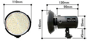 LPL VLG-2160S LEDトロピカルライト AC/乾電池 撮影用ライト L26860 