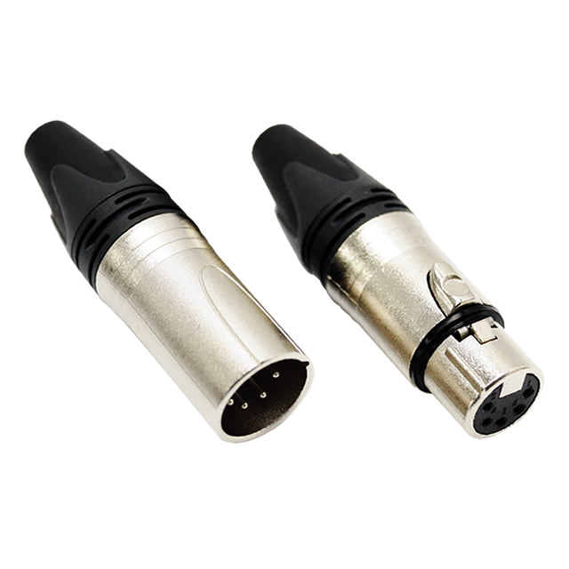 DMX XLR キャノン 5ピン オス メス（ノイトリックタイプ中国製
