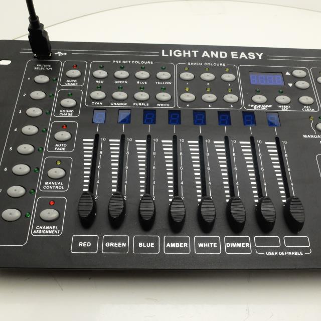 ACME LED-0808 Light & Easy 8フェーダーDMXコントローラー 激安 ACME LED-0808 Light & Easy 8フェーダーDMXコントローラー 激安