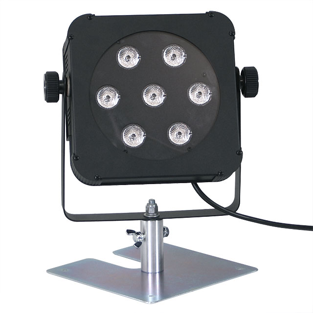 LEDパーライト フロアベースセット LED-7TC + ES-FB 17mmダボ