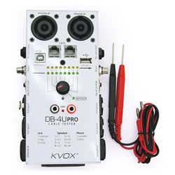 KVOX（クボックス）DB-4UPRO DMX CAT5 USB マルチケーブルテスター/ケーブルチェッカー