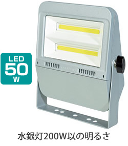 日動工業 LEN-F50D-SL-50K LEDフラットライト 50W 屋外型 昼白色