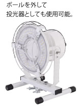 日動工業 (NICHIDO) L100W-AB-50K 床置き LED投光器（三脚取付可能