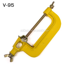 日動工業 V-60 V-95 標準バイス 軽量投光器固定用 黄色